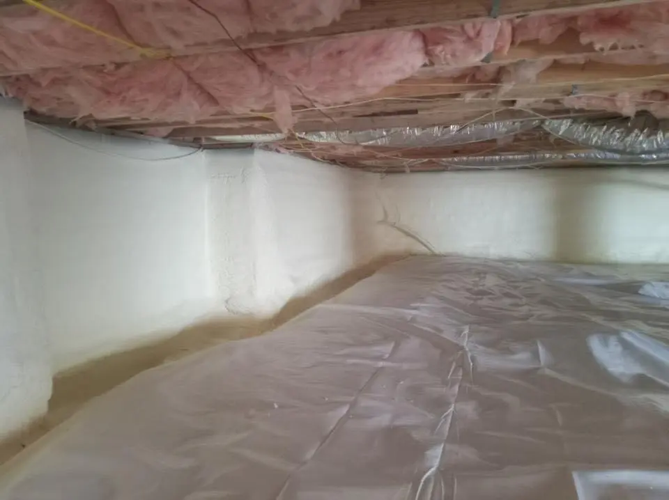Crawl space encapsulation with closed-cell spray foam for Spray Foam Roofing in Peninsula